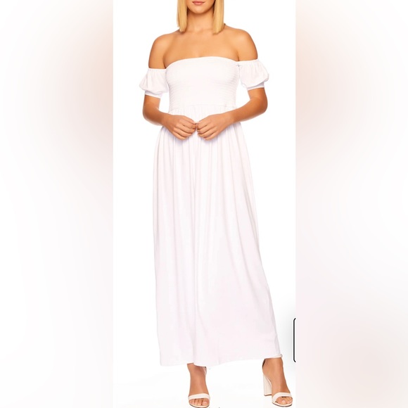 Susana Monaco Dresses & Skirts - SUSANA MONACO Off the Shoulder Smock Bodice Maxi Dress from Nordstrom
